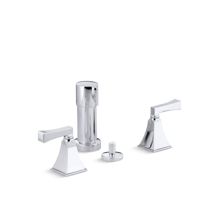 Memoirs Stately Vertical Spray Bidet Faucet With Deco Lever Handles